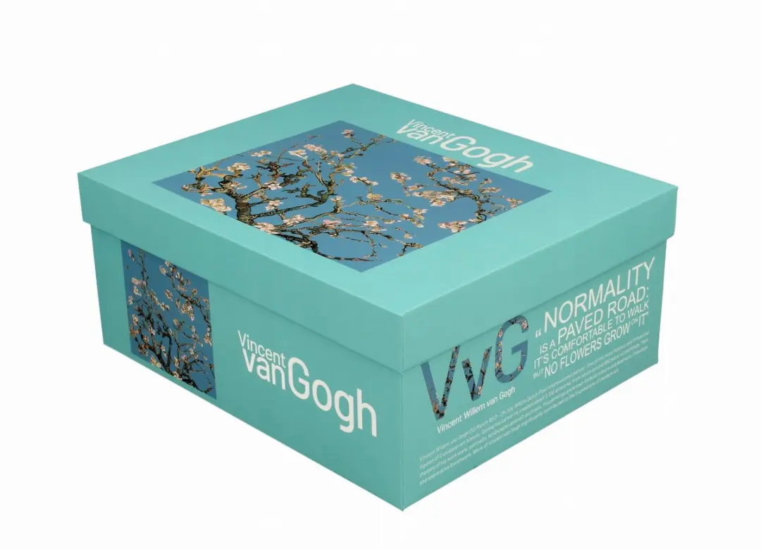 Van Gogh Amandelbloesem Kopjes met Schotels - 270ml - 2 Stuks