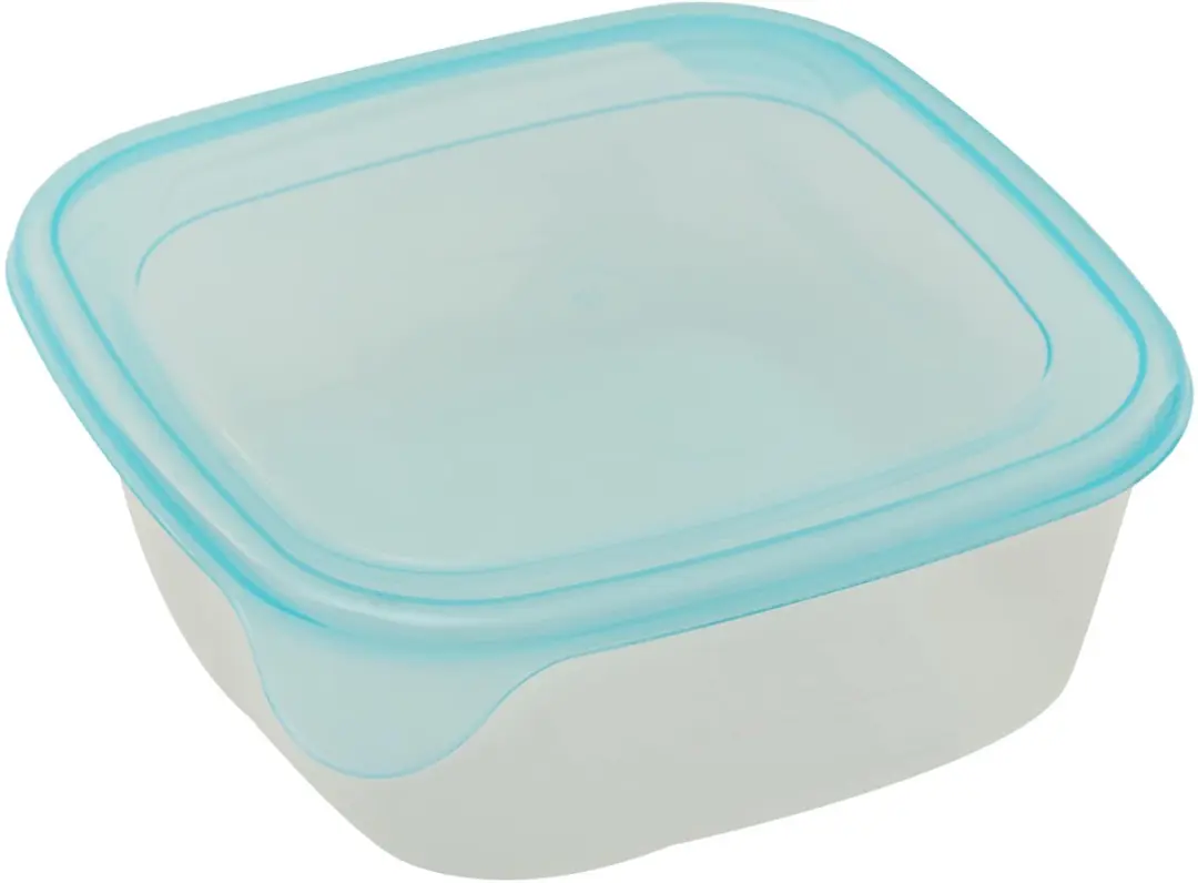 Curver Fresh & Go Vershoudbakjes 3x0,8L - 3 Stuks - Transparant/Blauw