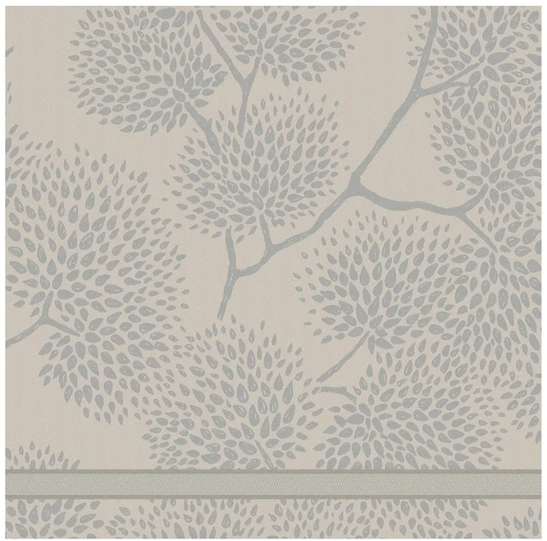 DDDDD Trees Theedoek Set 6 Stuks - 60x65cm - Katoen - Taupe