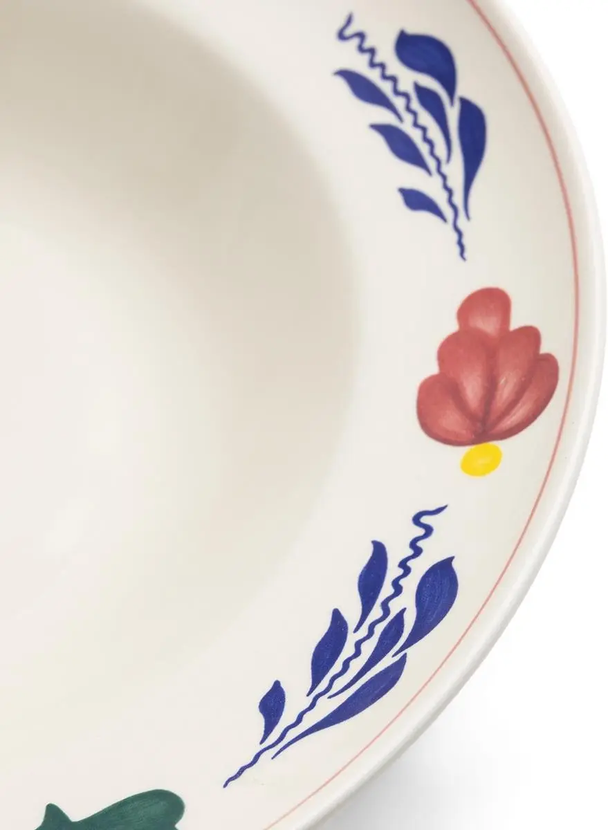 Royal Boch Boerenbont Bord Diep 28cm - Wit