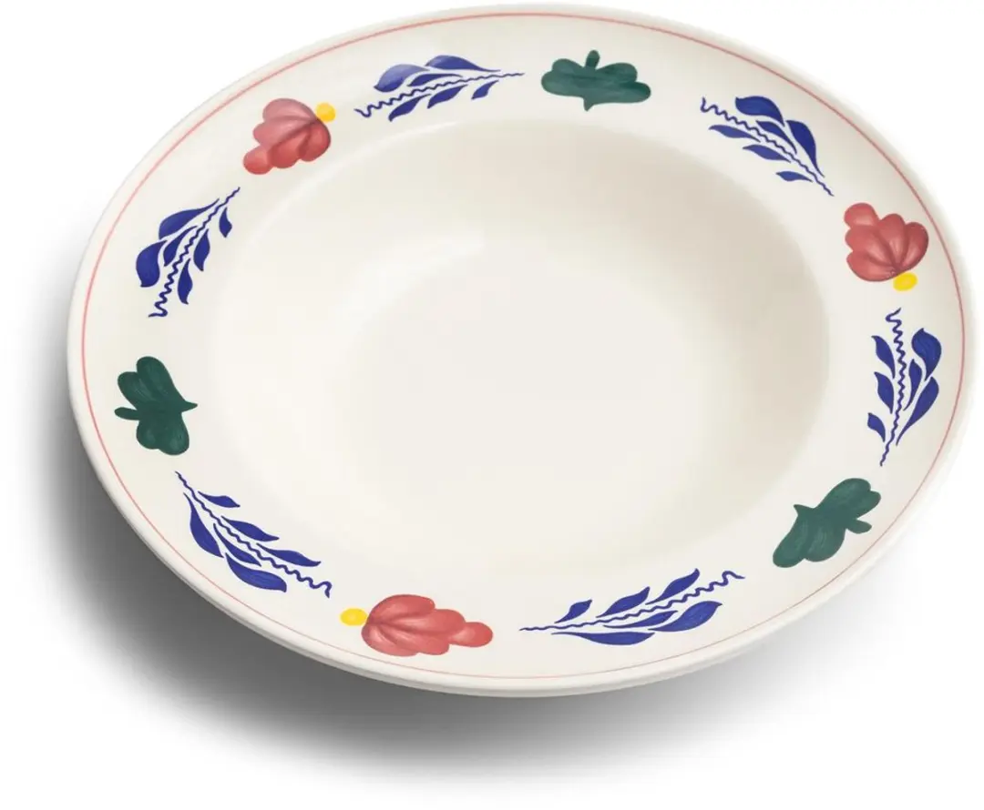 Royal Boch Boerenbont Bord Diep 28cm - Wit