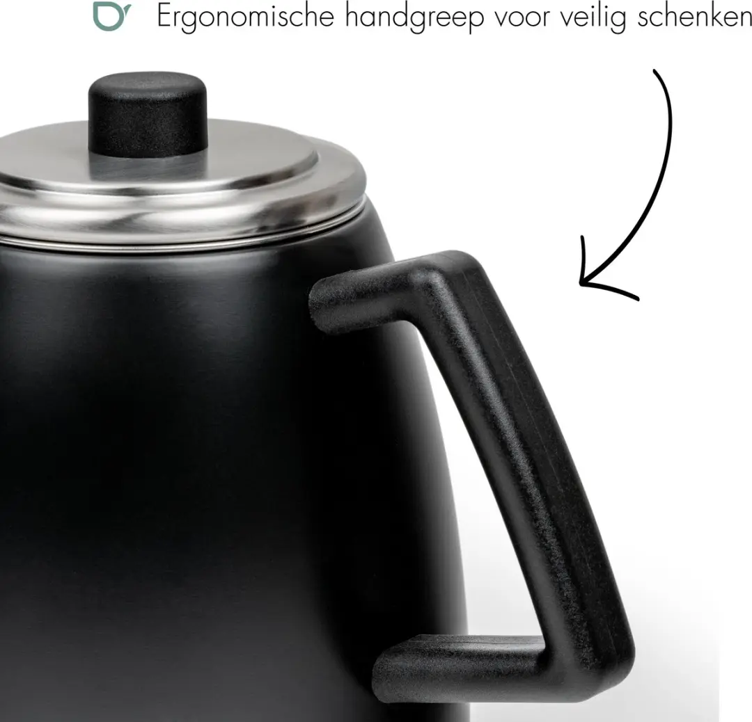 Bredemeijer Theepot Odense 1,1L - Mat zwart - 5 Kopjes