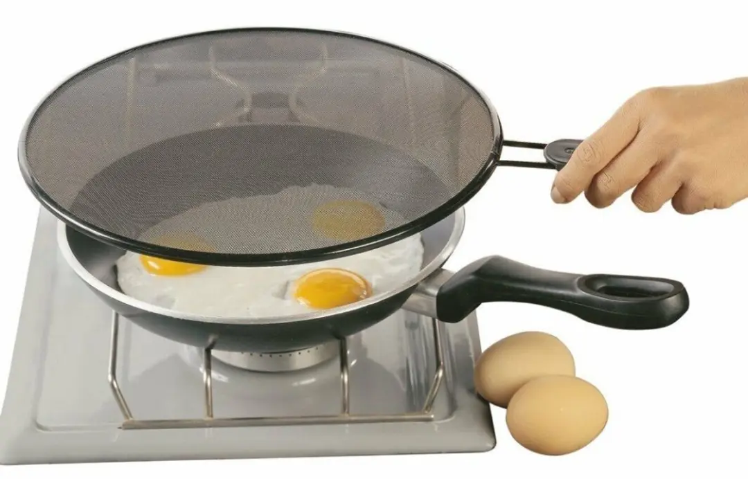 Metaltex Futura Line Antispatdeksel 29cm - Zwart