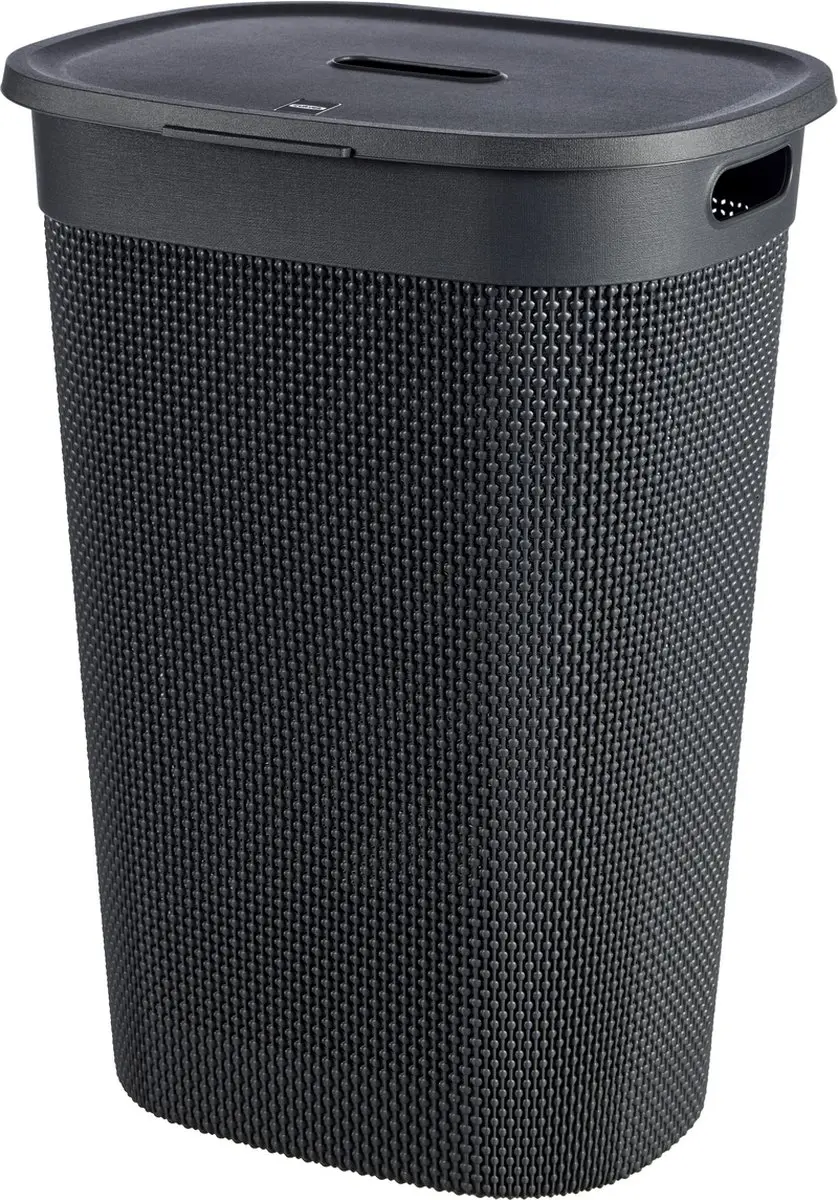 Curver Filo Wasmand met deksel 55L - 2 Stuks - Antraciet