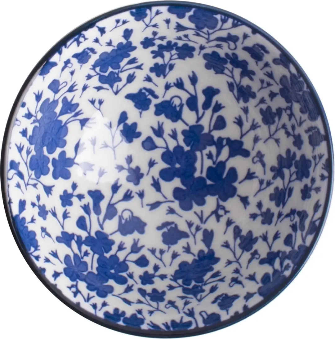 Gusta Schaaltje OTB Floral - 10cm - Blauw