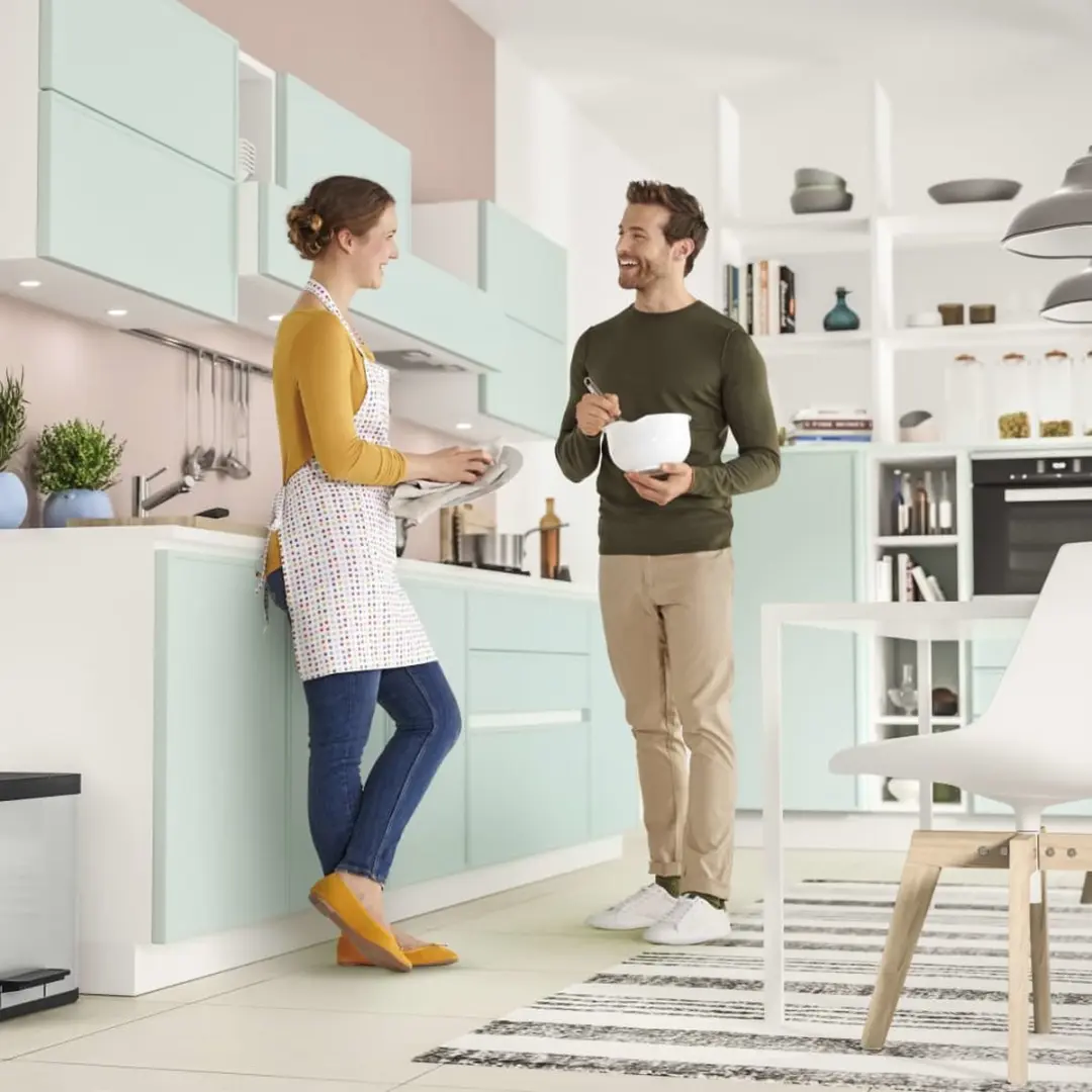 Hailo Öko Duo Plus L Prullenbak 26L - 2 Vakken RVS