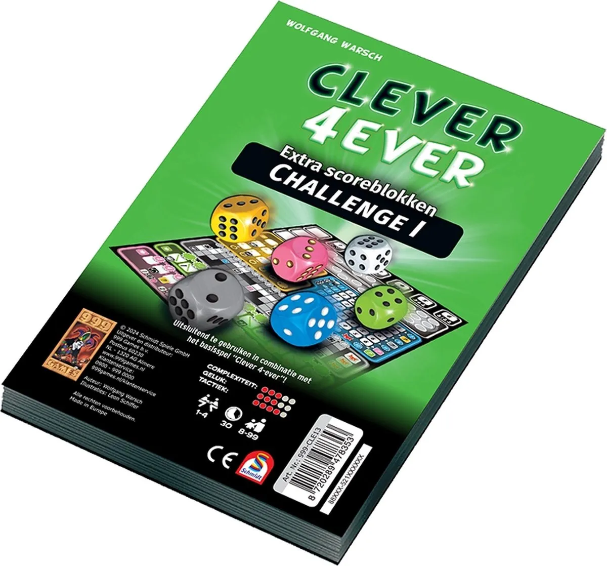 999 Games Clever 4Ever Challenge Dobbelspel