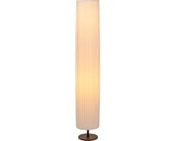 Lucide FOLD Vloerlamp Ø20cm - 2xE27 - Wit