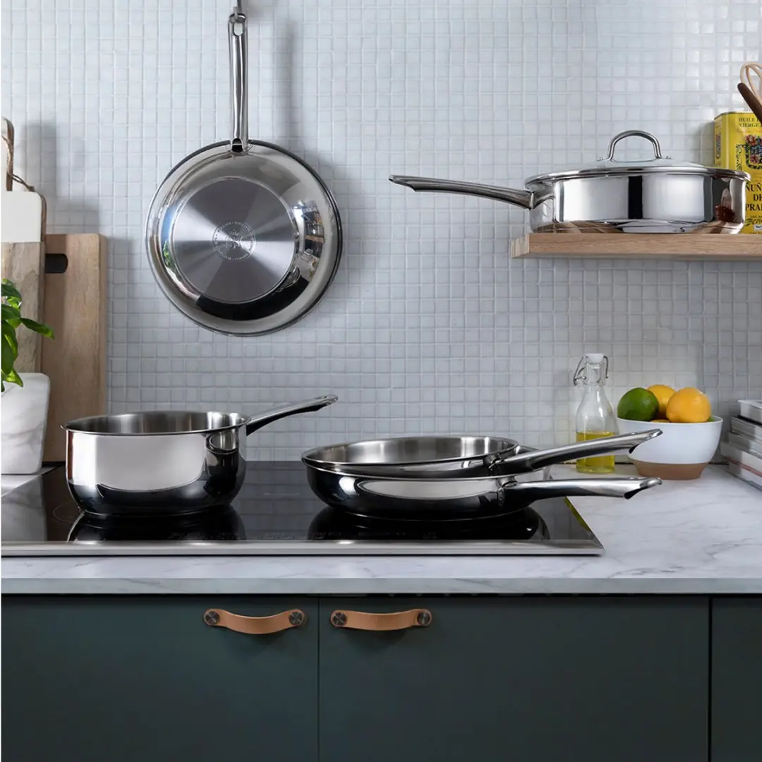 BK Bright Skillet 28cm - 3.8L - Zilver - afbeelding 6 van 6