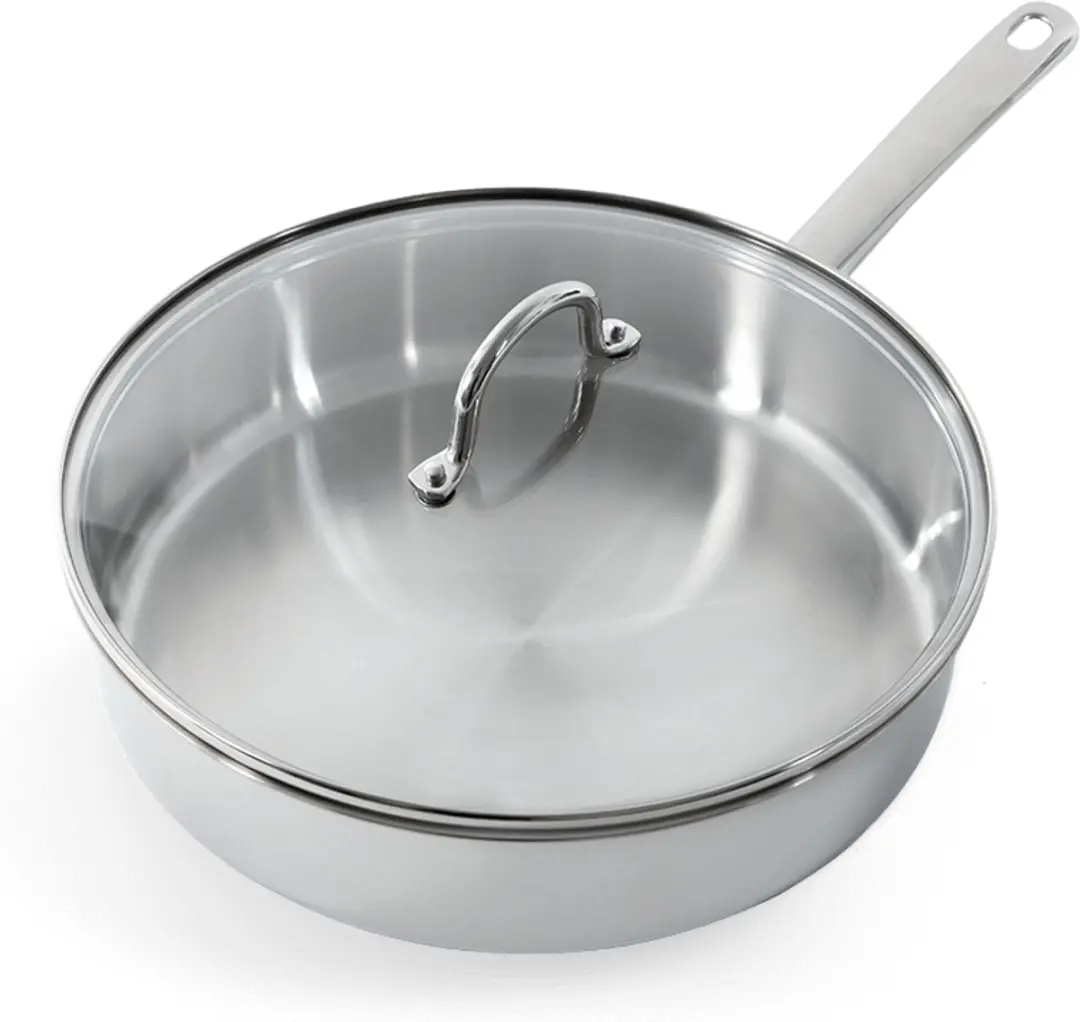 BK Bright Skillet 28cm - 3.8L - Zilver