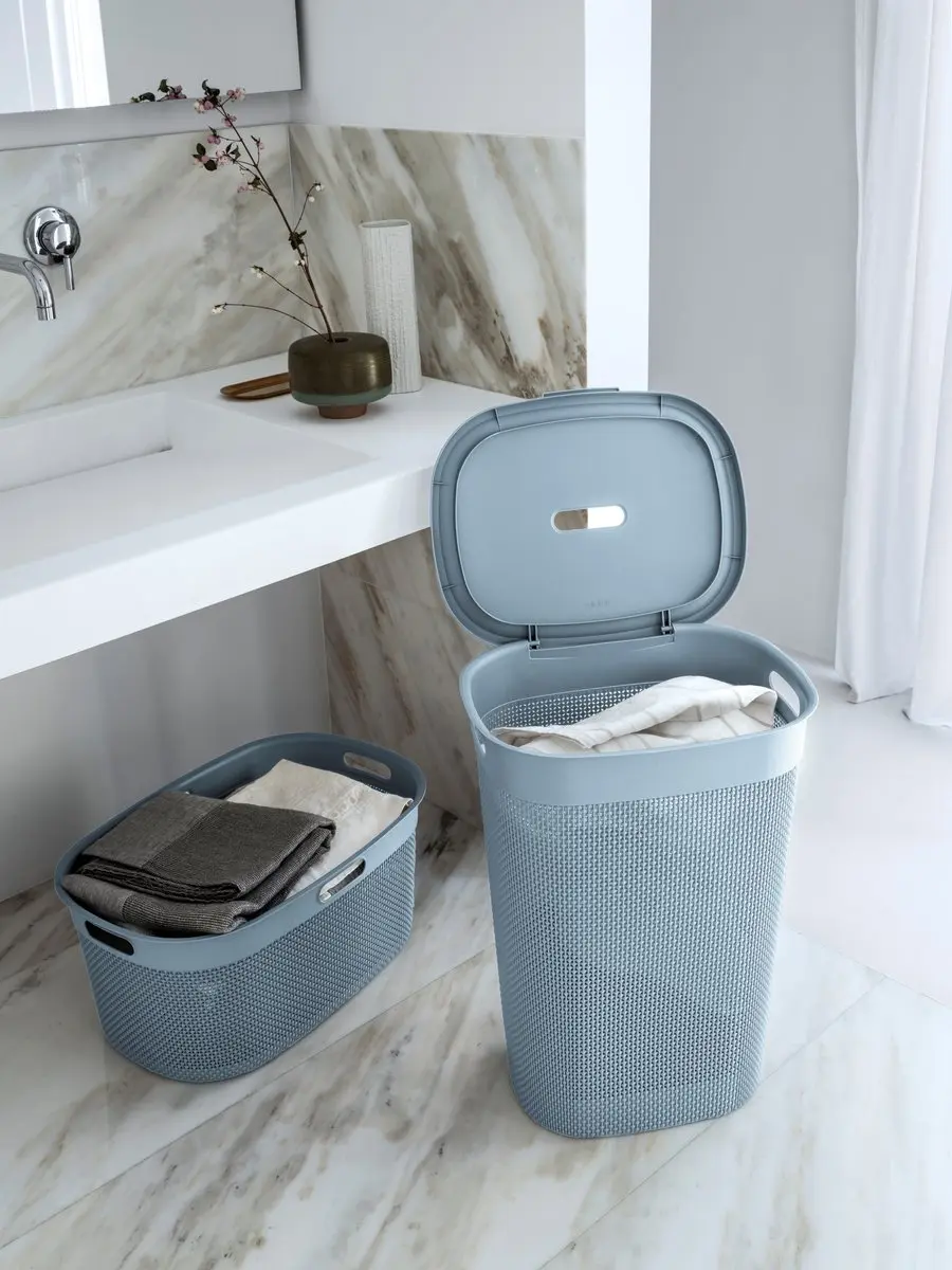 Curver Filo Wasmand 45L - 2 Stuks Blauw