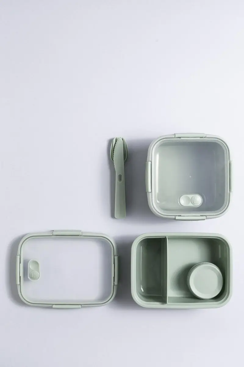 Curver Smart To Go Lunchbox 1.1L - Groen - 20 Stuks