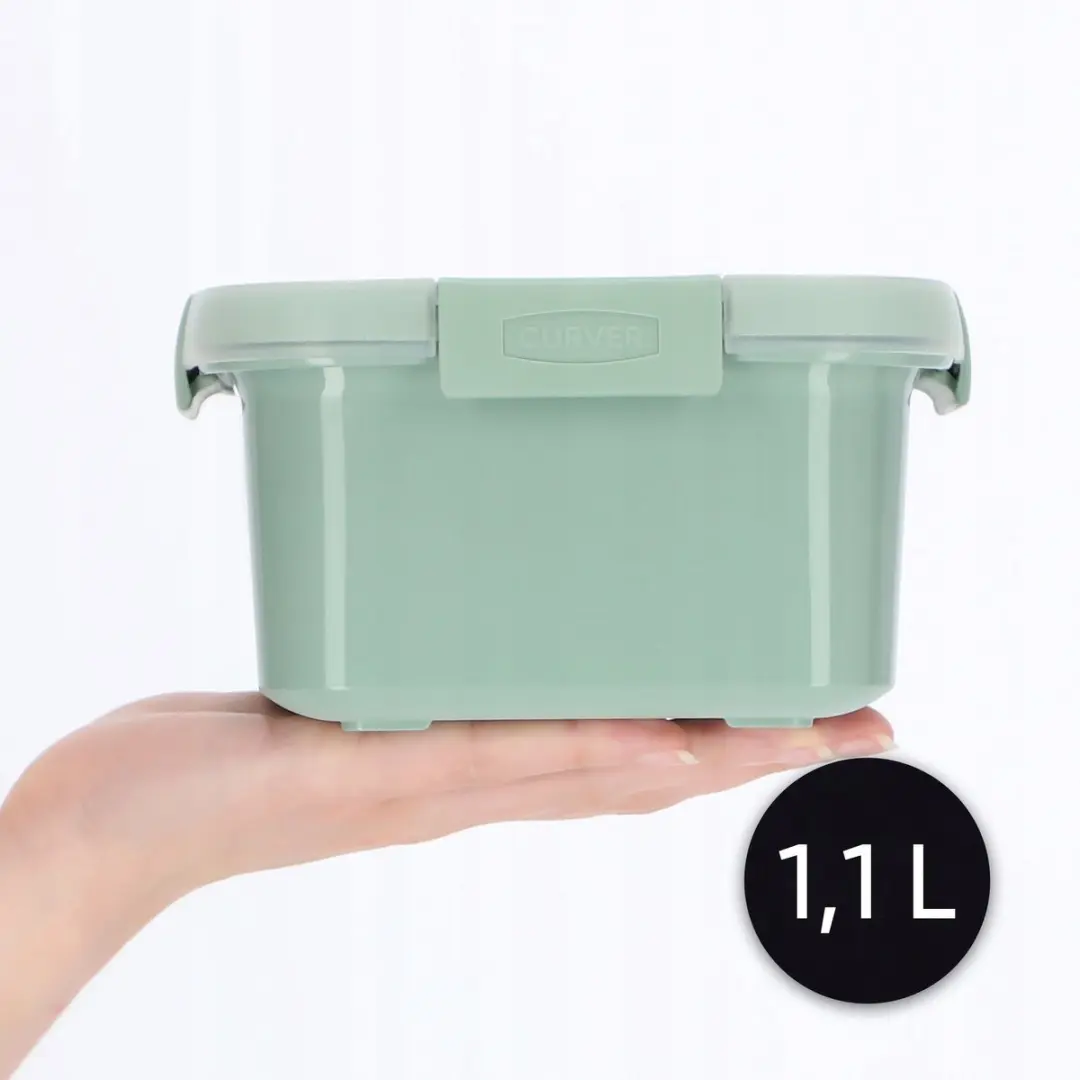 Curver Smart To Go Lunchbox 1.1L - Groen - 20 Stuks - afbeelding 6 van 6