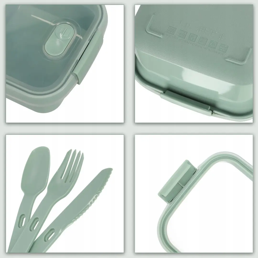 Curver Smart To Go Lunchbox 1.1L - Groen - 20 Stuks