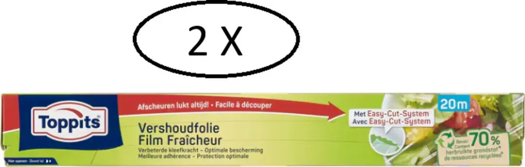 Toppits Vershoudfolie 32,5cm 20m
