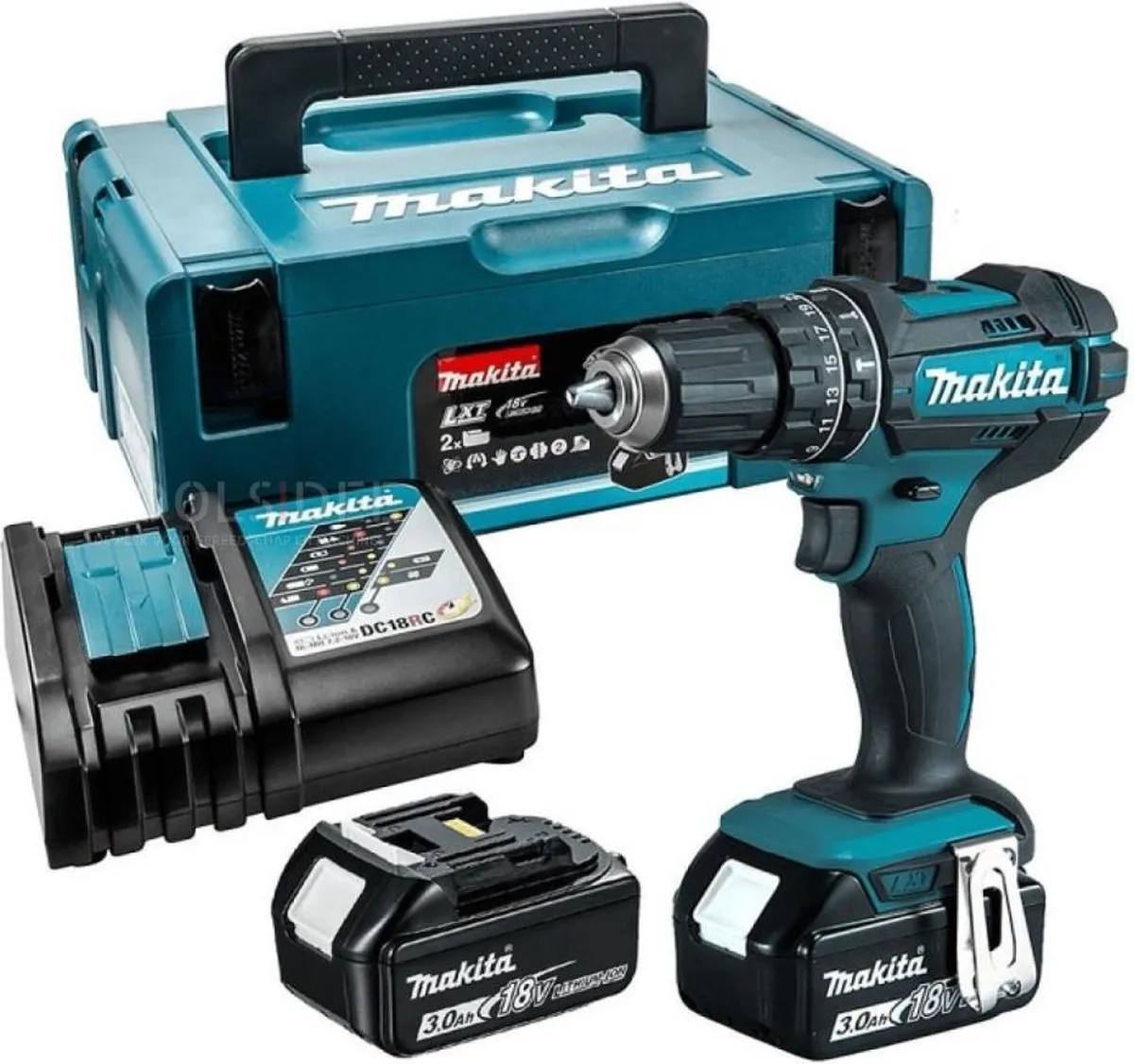 Makita DHP482RFJ Klopboor/Schroefmachine - 2x Accu 18V 3.0Ah