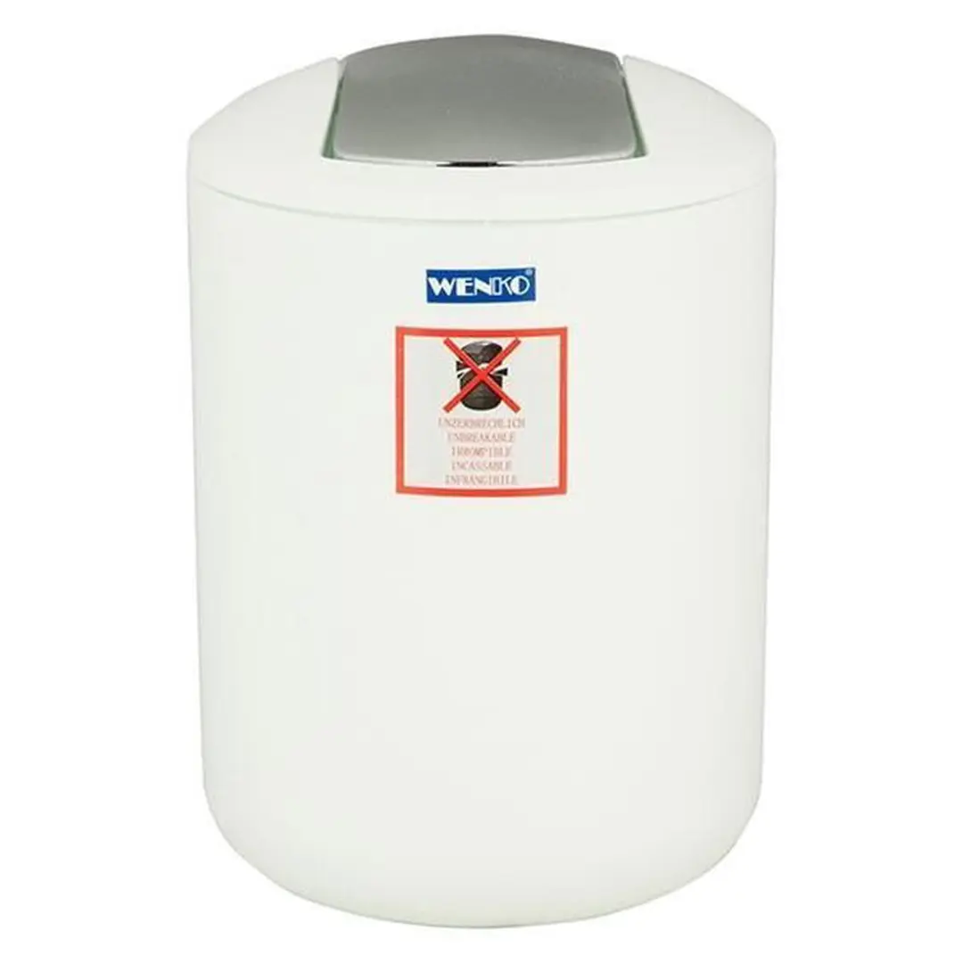 Wenko Brasil Afvalemmer 2L - Wit - MPN 21206800 - afbeelding 6 van 6