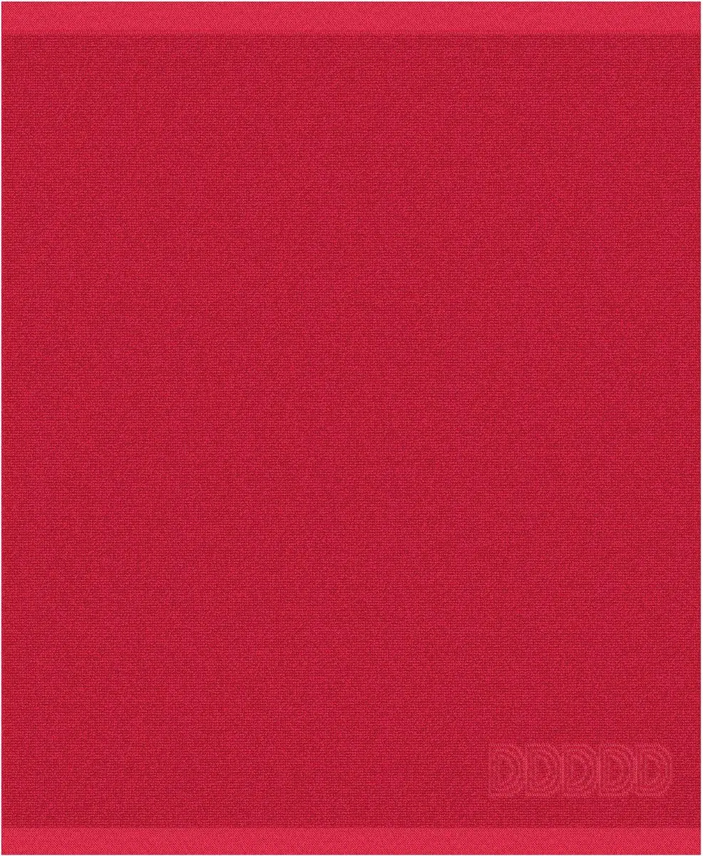 DDDDD Logo Keukendoek 50x55cm - 6 Stuks - Rood