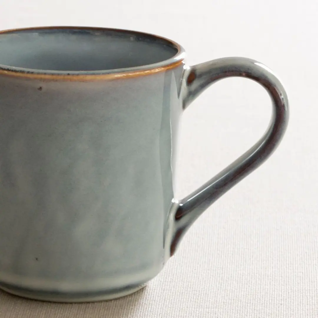 Dutch Rose Organic Mok - Blauw 250ml - Stoneware