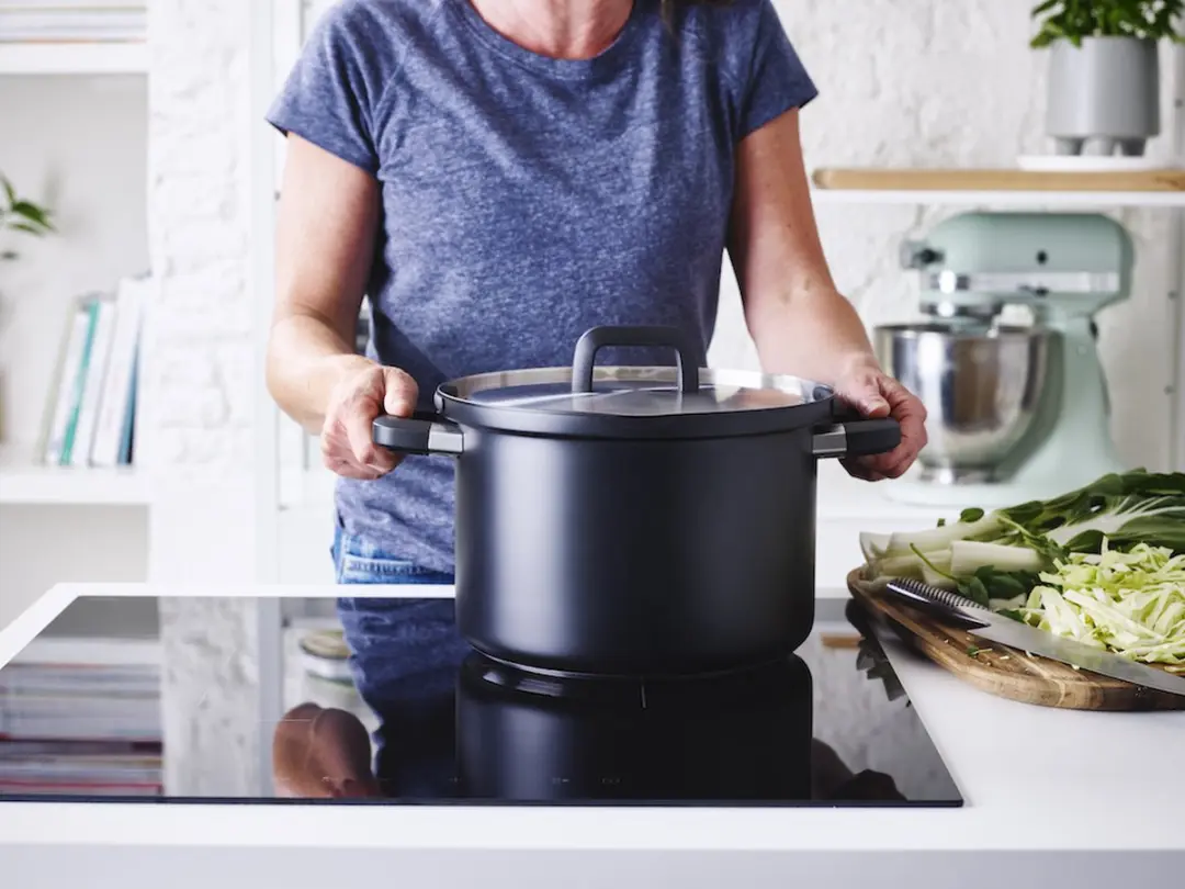 BK Flow Cool Black Soeppan 24cm - 6.5L - Inductie/RVS