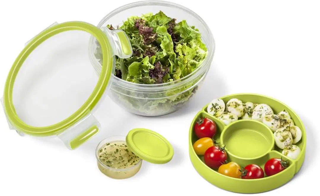 Emsa Saladebox Clip Go 1L - Transparant