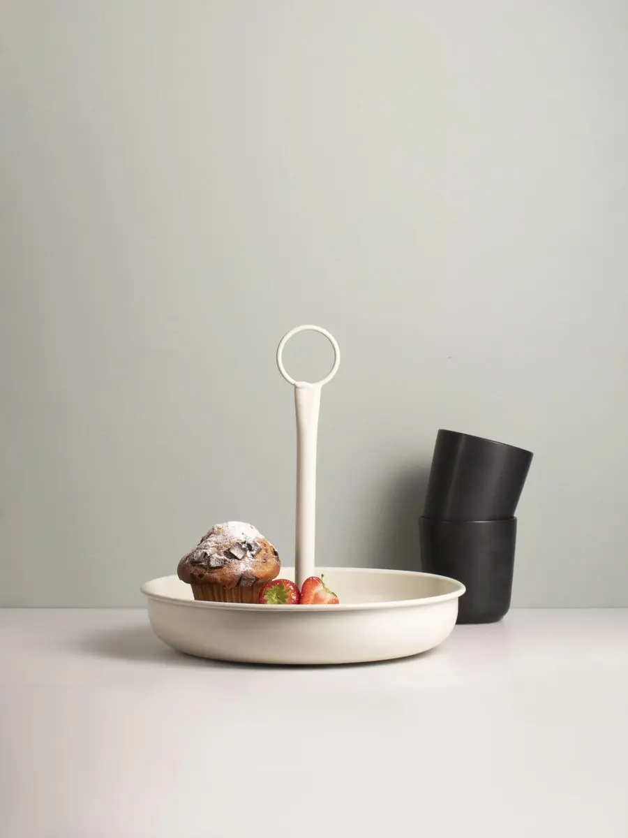 Gusta Schaal met Handvat 25cm - 2 Stuks