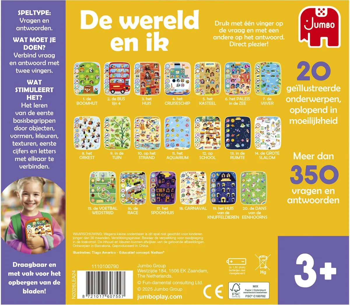 Jumbo Electro Touch&Learn De wereld en ik - 3+ - 10 Bladen - afbeelding 6 van 6