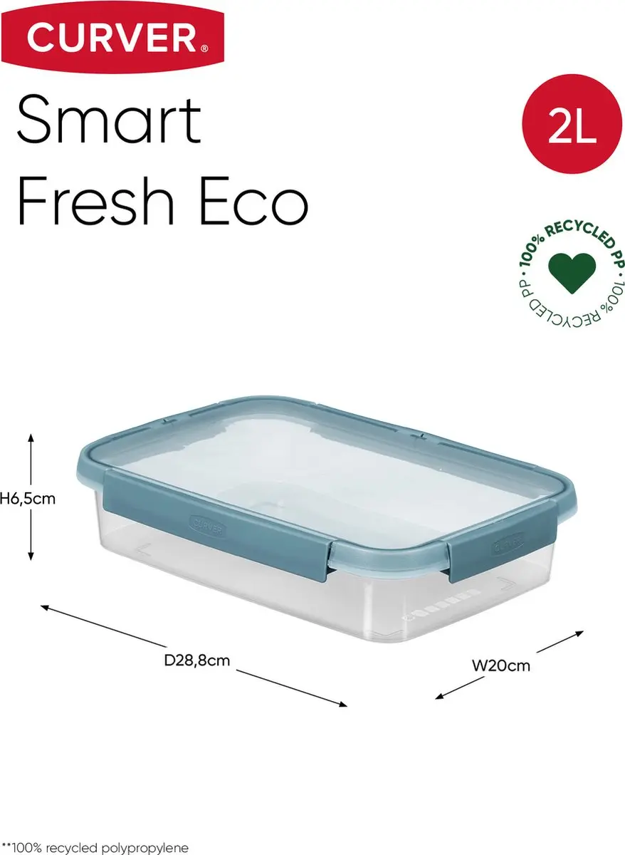 Curver Smart-fresh Vershouddoos 252609 - Transparant