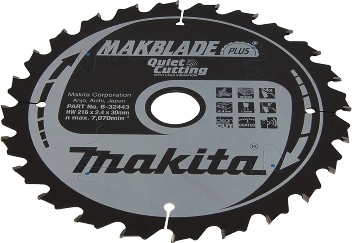 Makita MAKBLADE+ zaagblad 216x30x24Z - B-32443