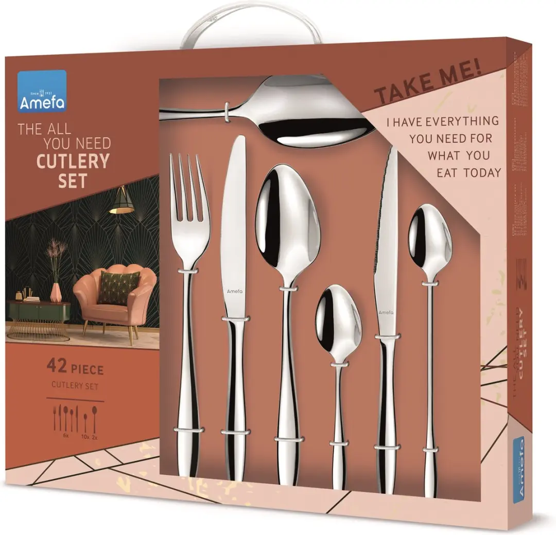 Amefa Ariane Bestekset 42-delig - 6 Personen - Zilver