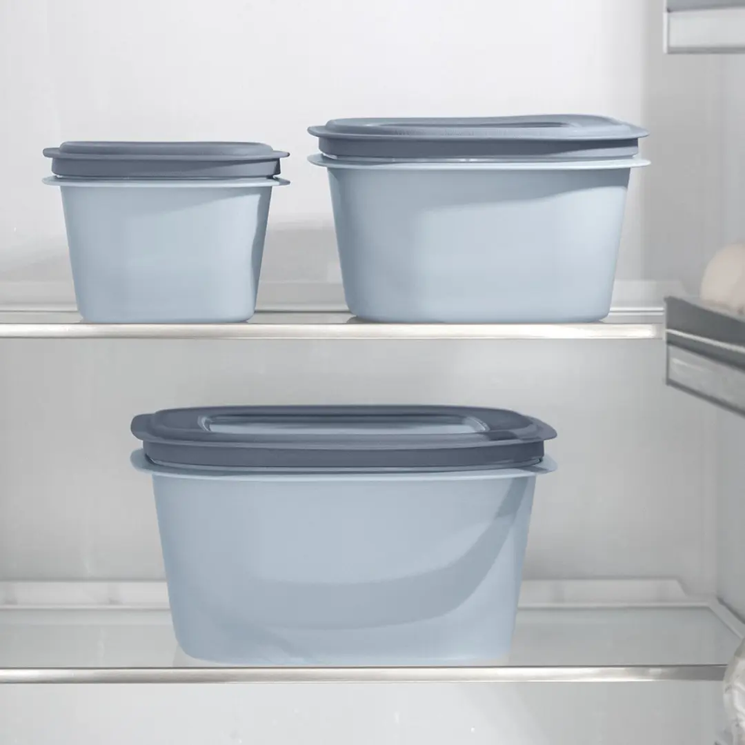 Sunware Sigma Home Vershoudbakjes 1.3L - Set van 6 - Blauw