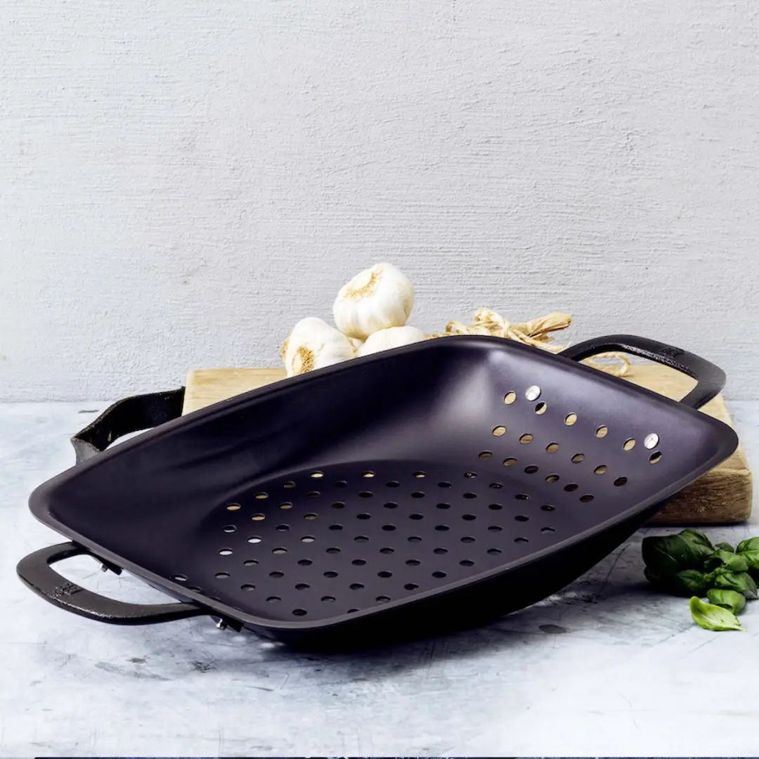 BK Black Steel CC002835-001 BBQ Rooster 38x27cm - Ovenbestendig