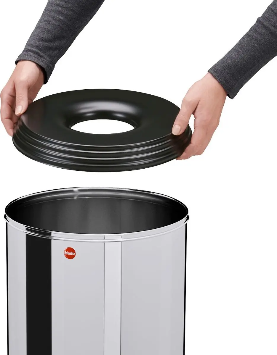 Hailo ProfiLine Safe XL Prullenbak 45L - Blauw