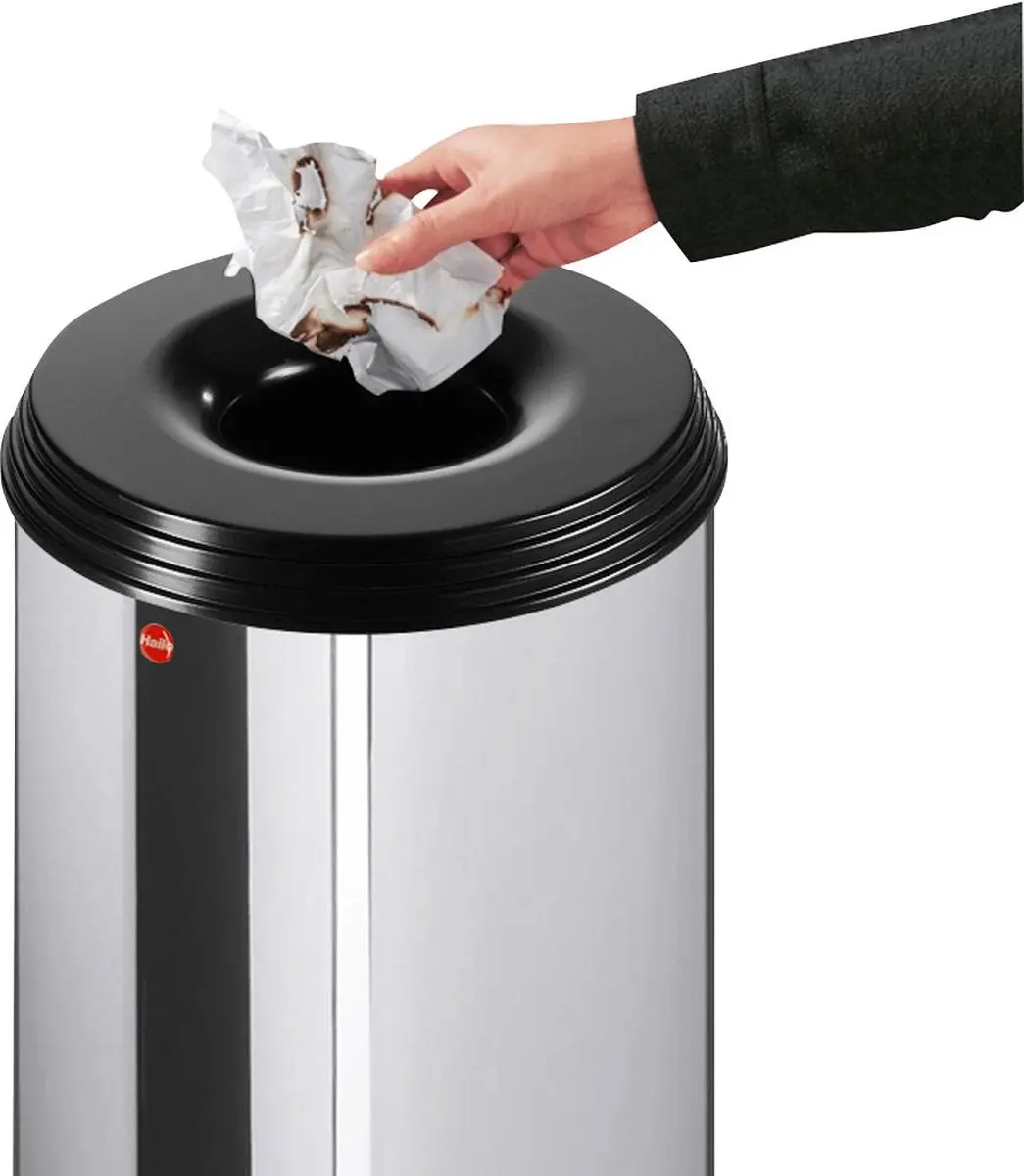 Hailo ProfiLine Safe XL Prullenbak 45L - Blauw