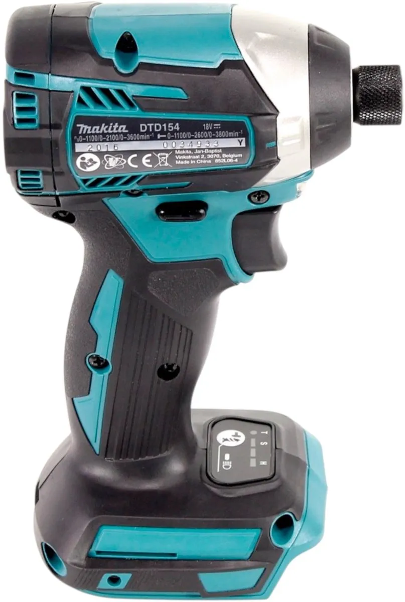 Makita DTD 154 RG Accu-slagmoersleutel 18V 175Nm - 2x 6,0Ah + Oplader