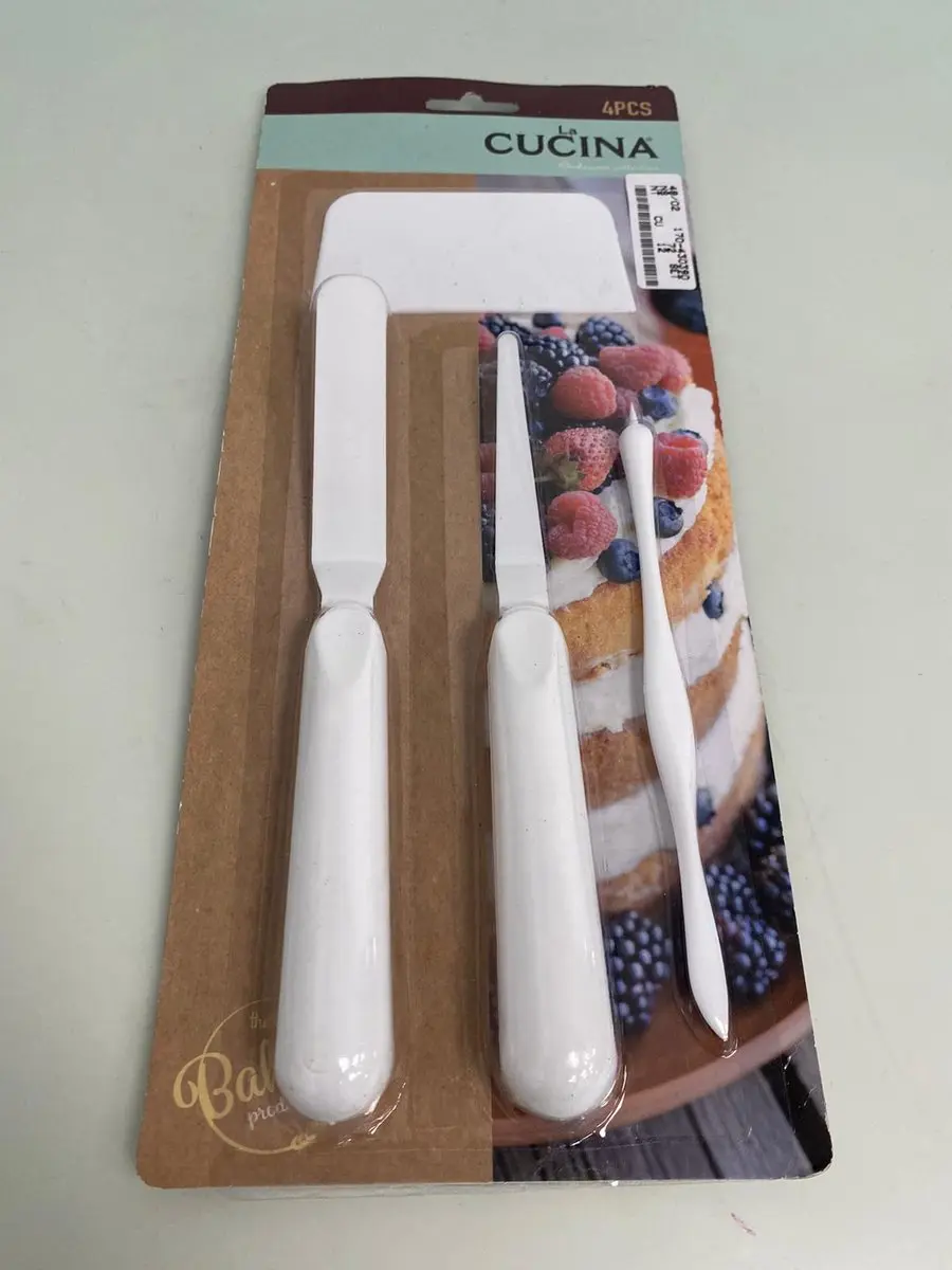 La Cucina Bakspatel Set - 8 Stuks Wit