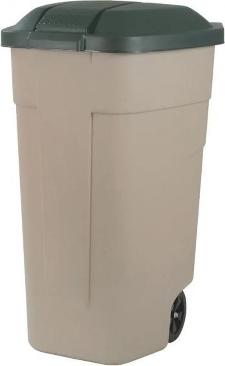 Curver Swing Serie Prullenbak 25L - Zwart/Grijs