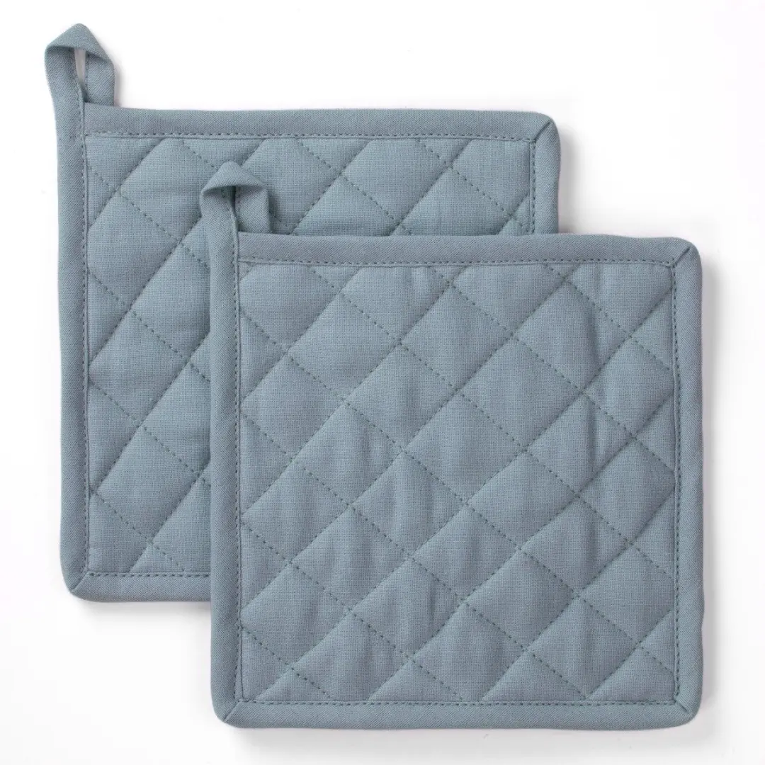 BYRKLUND Pannenlap Stay Cold 2-delig - 2x20cm - 100% Katoen - Blauw