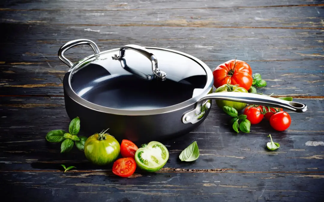 GreenPan Barcelona Pro Hapjespan 28cm - 4,6L - PFAS-vrij - Zilver - afbeelding 6 van 6