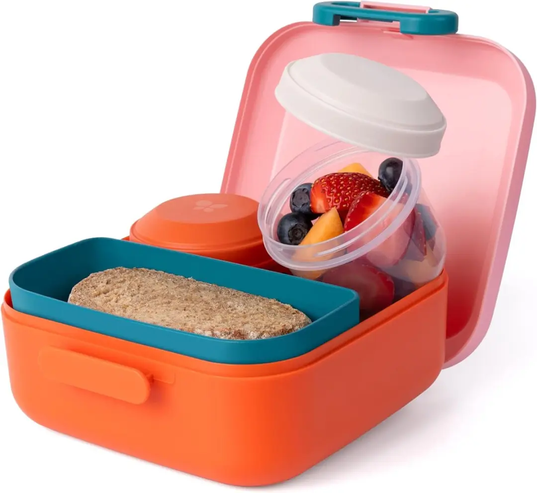 Amuse Rikko Poppy Flamingo Bento Lunchbox 1.5L