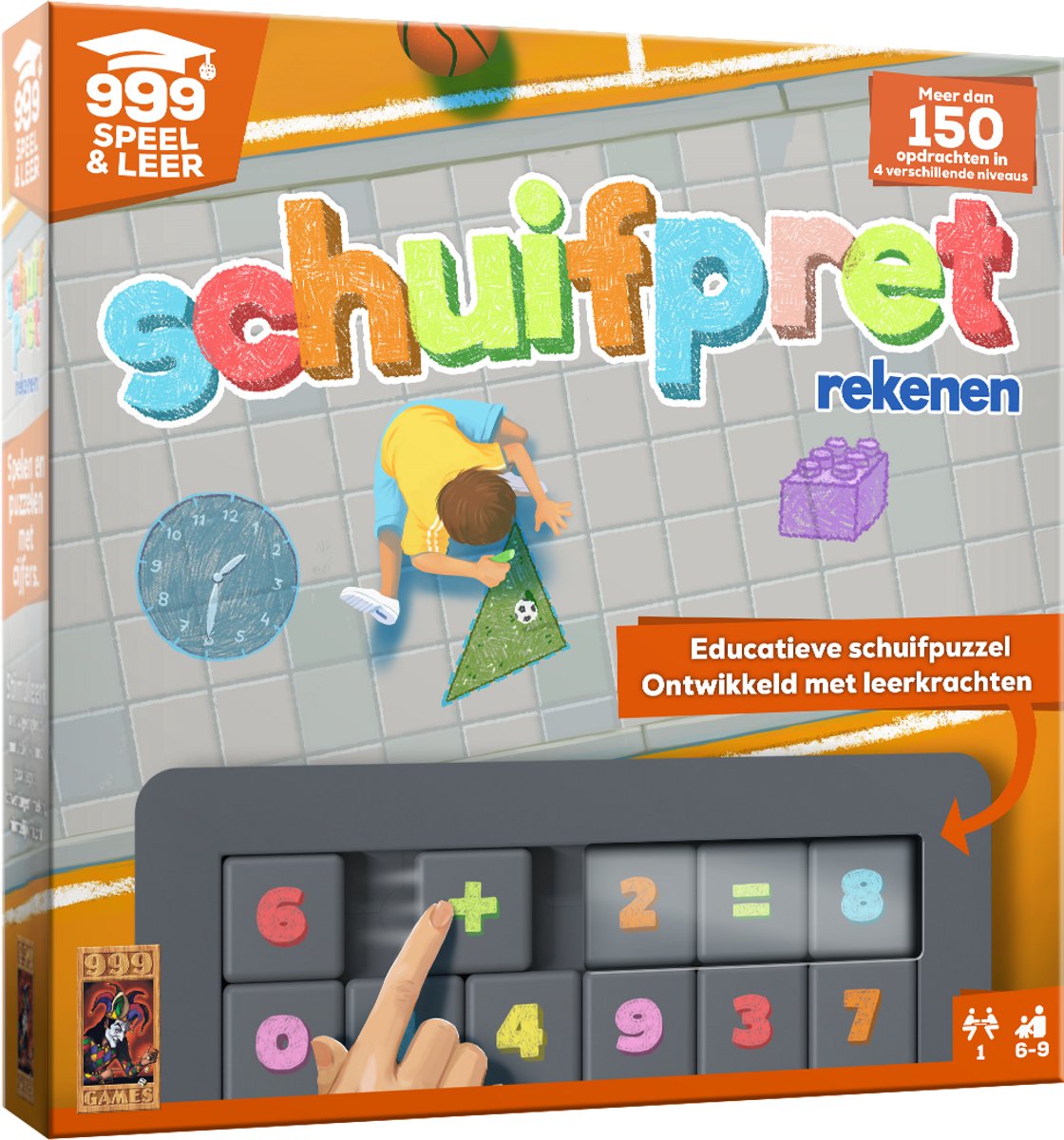 999 Games -Schuifpret Rekenen - Educatief Rekenspel - Kinderspel - Educatief Speelgoed -