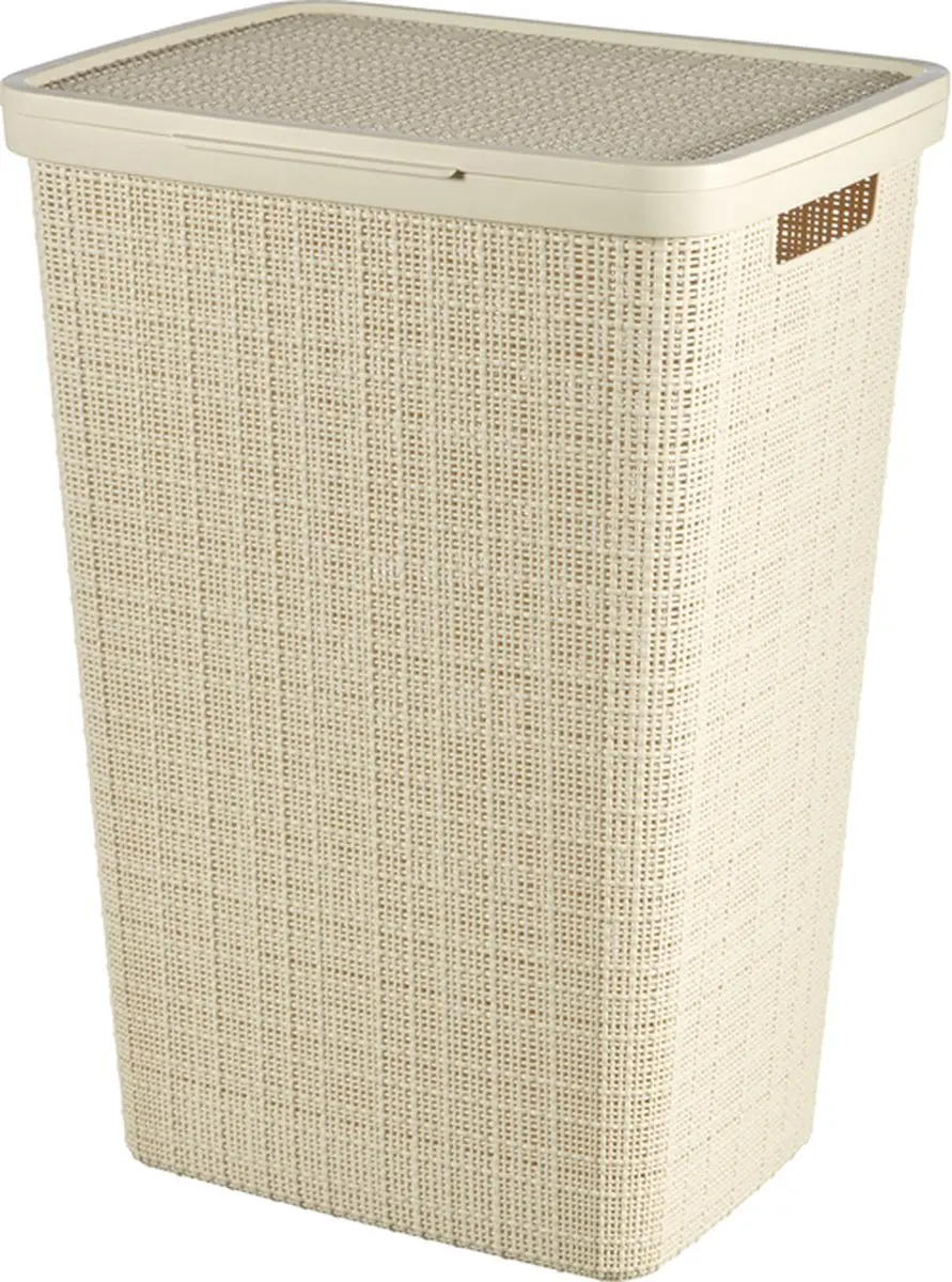 Curver Jute Wasmand met deksel