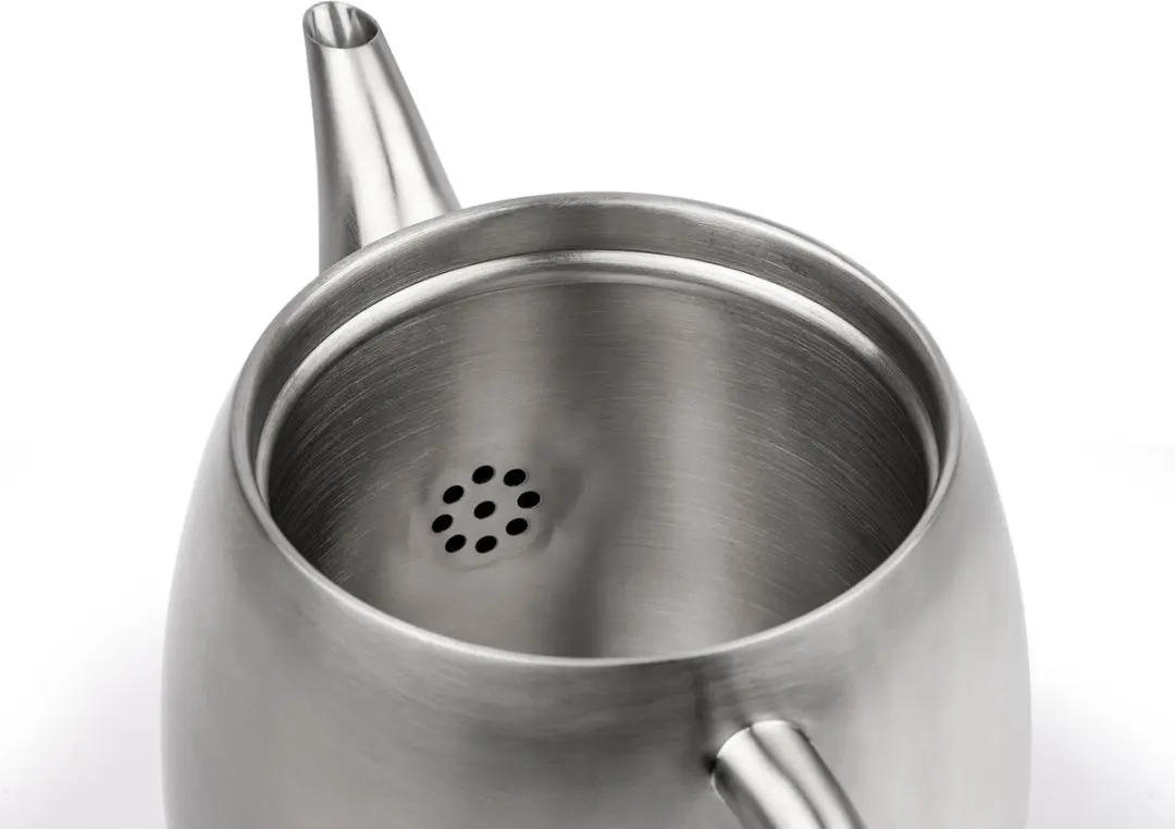 Bredemeijer Vera Theepot Dubbelwandig 0,9L - RVS - Zilver