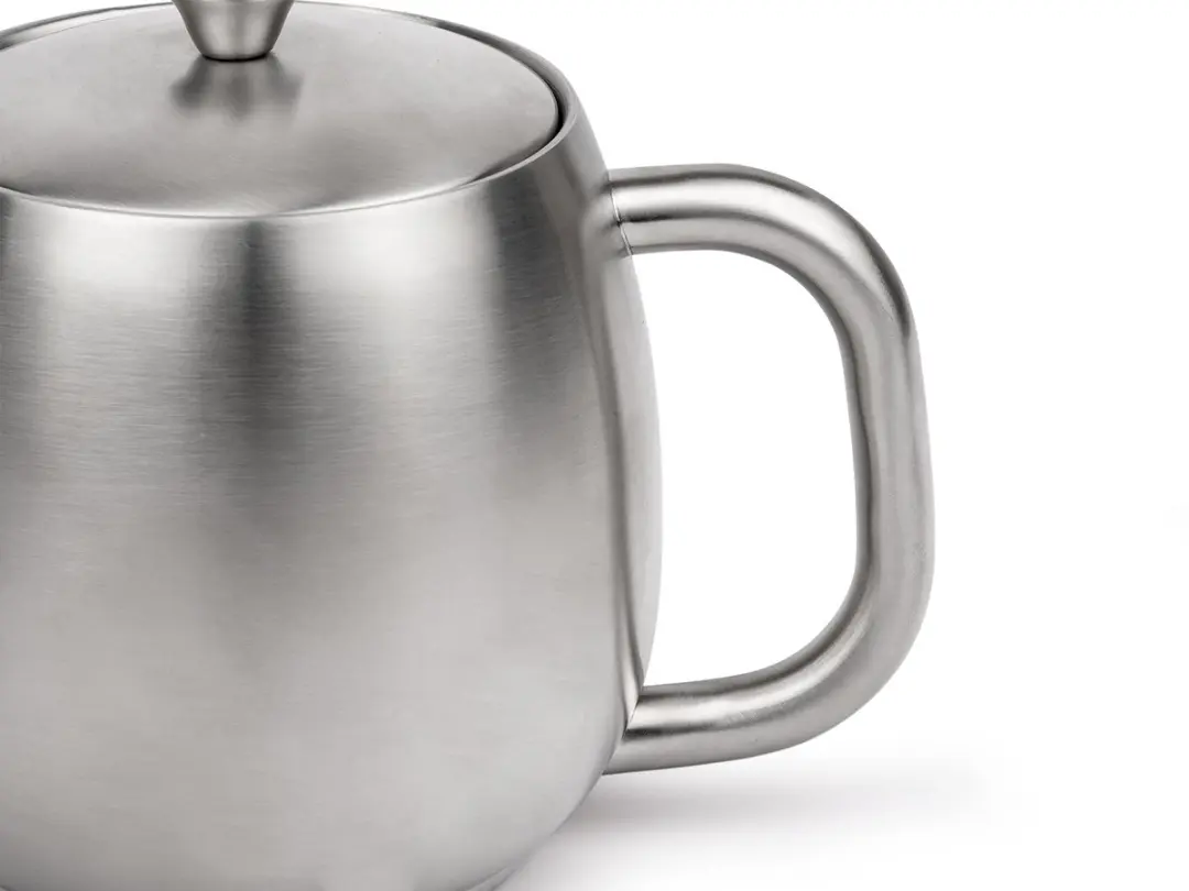 Bredemeijer Vera Theepot Dubbelwandig 0,9L - RVS - Zilver - afbeelding 6 van 6