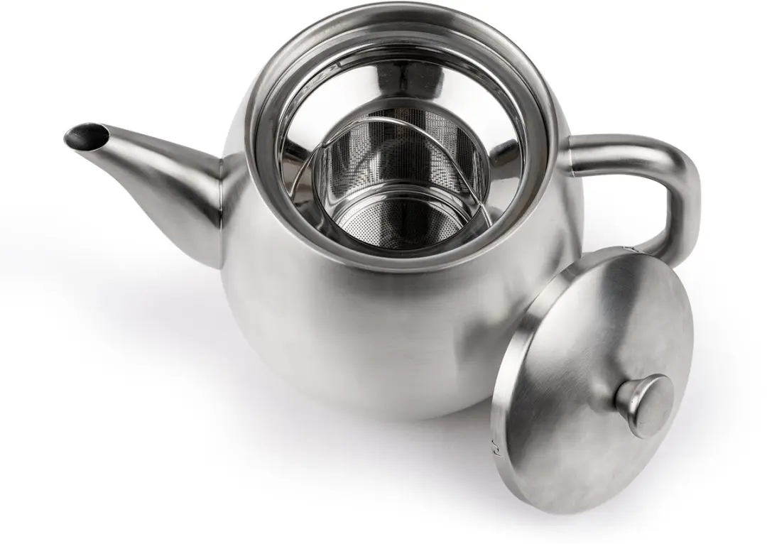 Bredemeijer Vera Theepot Dubbelwandig 0,9L - RVS - Zilver