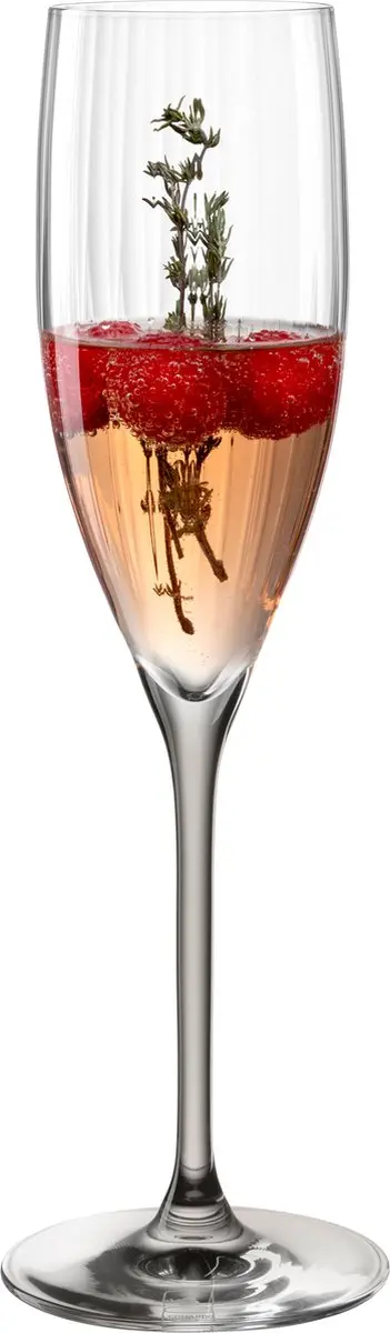 Leonardo Poesia Champagneglas 250ml - Grijs - Set van 6