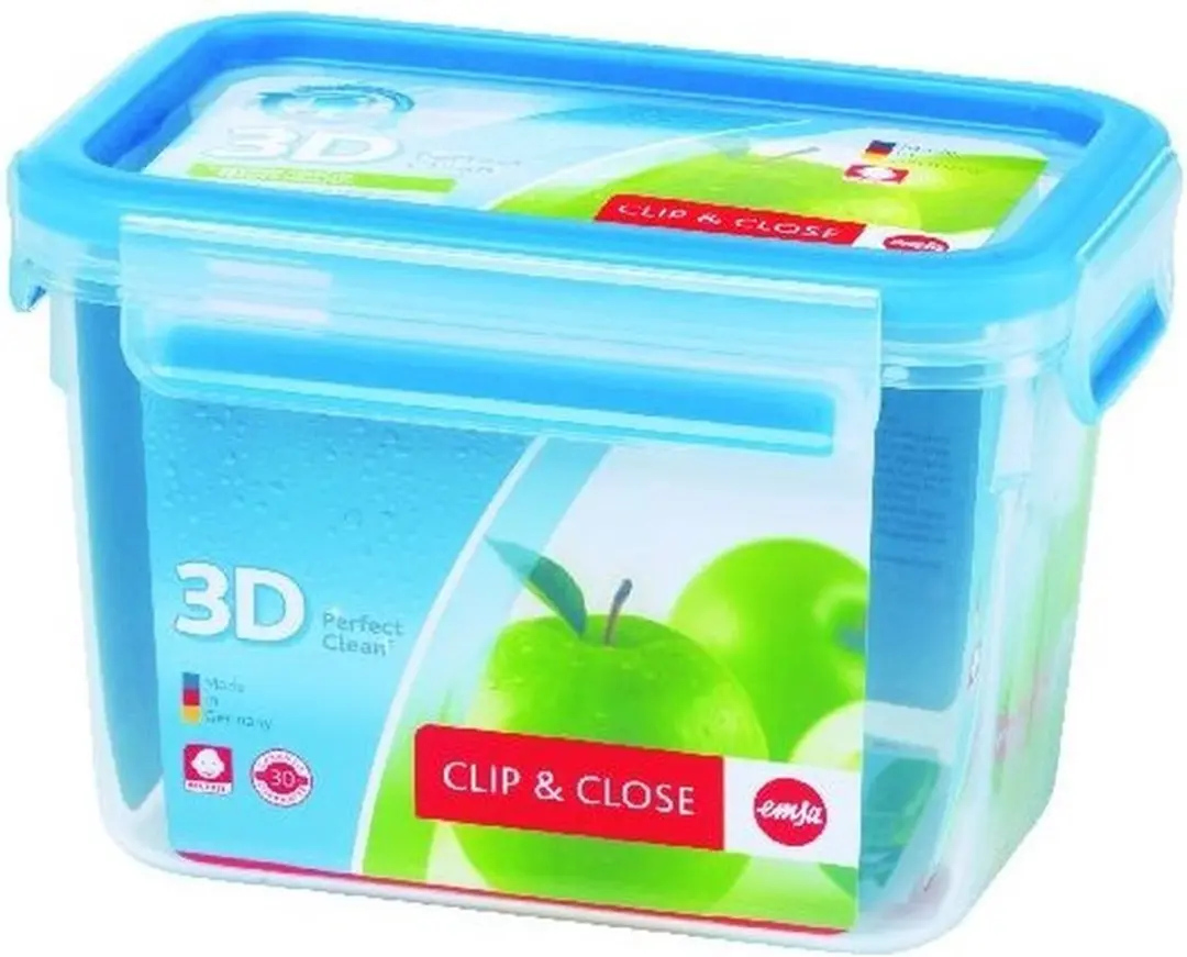 Emsa Clip & Close Vershouddoos 1,1L - Transparant