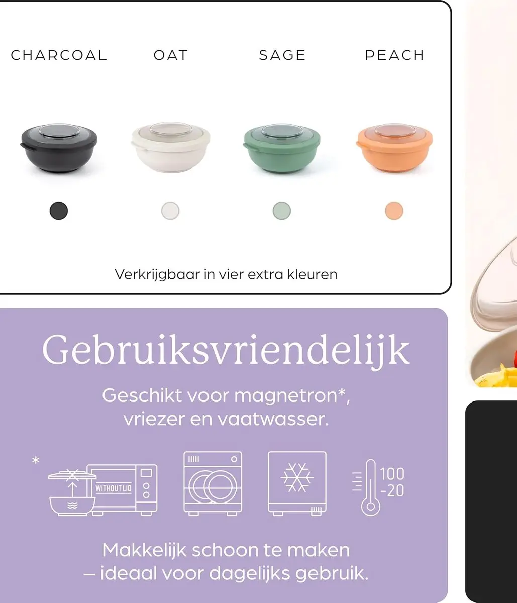 Amuse Tylla Lavender Lunchbox 700ml - Paars