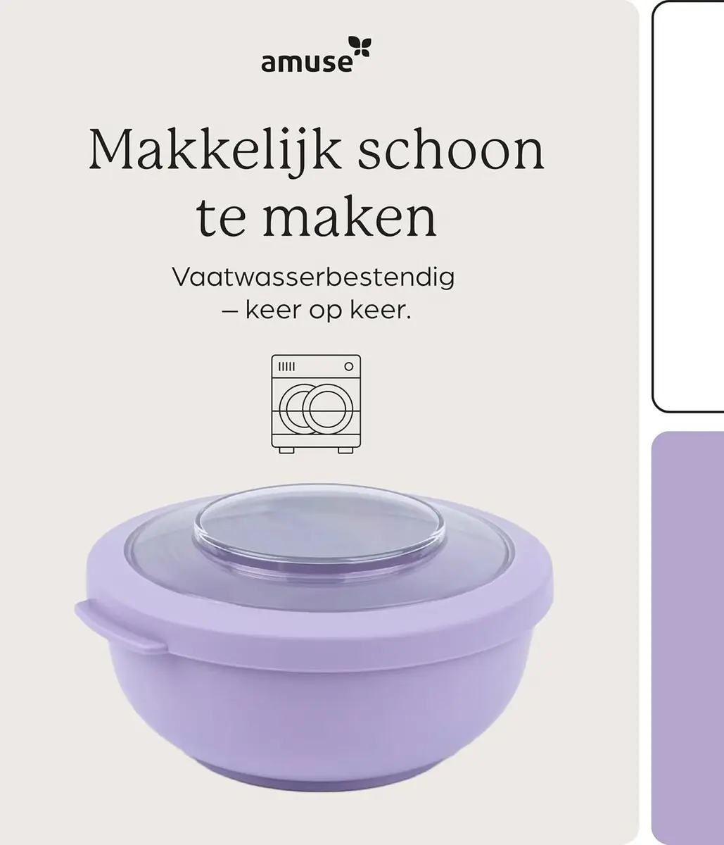 Amuse Tylla Lavender Lunchbox 700ml - Paars