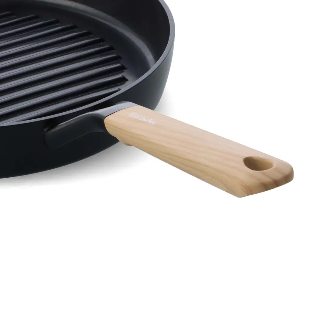 GreenPan Eco-Smartshape Grillpan 28cm - Inductie - Zwart - afbeelding 2 van 6